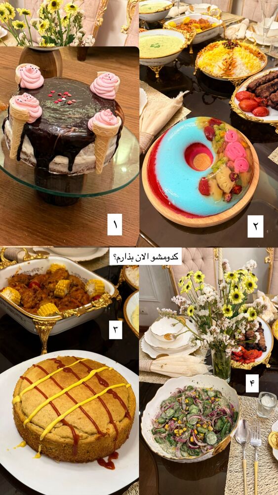  جدید ترین استوری اینستاگرام مهتاب گلی