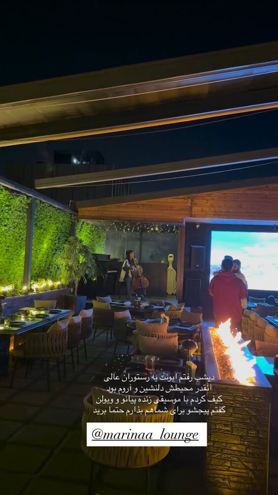 جدید ترین استوری اینستاگرام مهتاب گلی