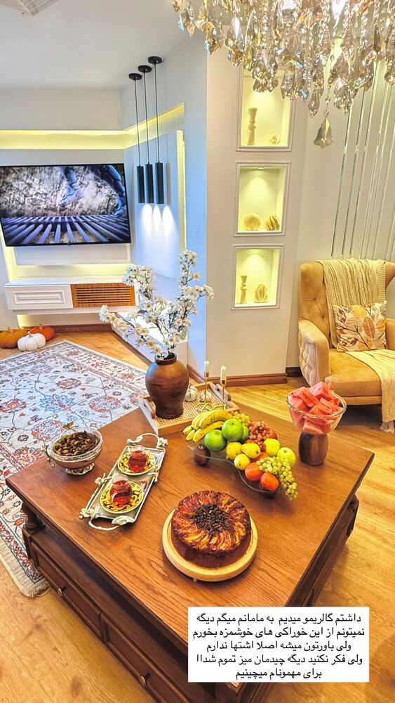  جدید ترین استوری اینستاگرام مهتاب گلی