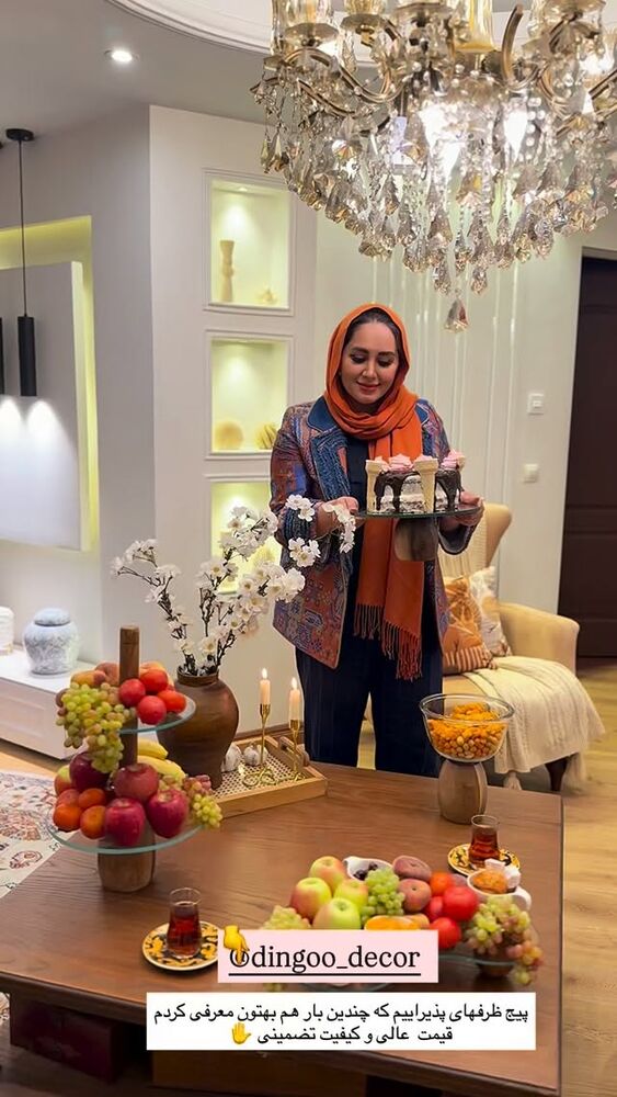  جدید ترین استوری اینستاگرام مهتاب گلی