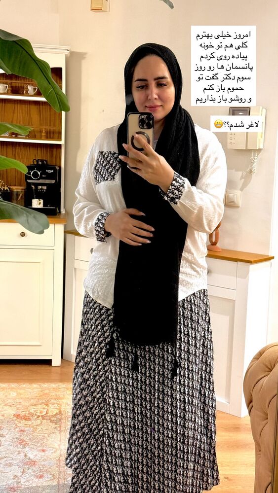 جدید ترین استوری اینستاگرام مهتاب گلی