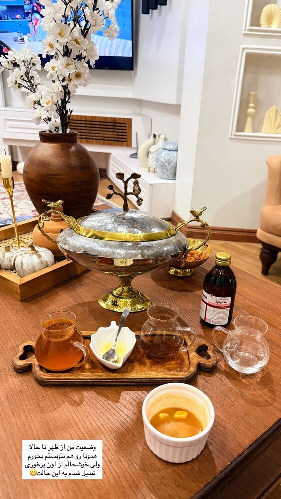  جدید ترین استوری اینستاگرام مهتاب گلی