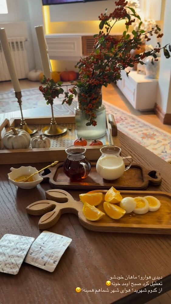  جدید ترین استوری اینستاگرام مهتاب گلی