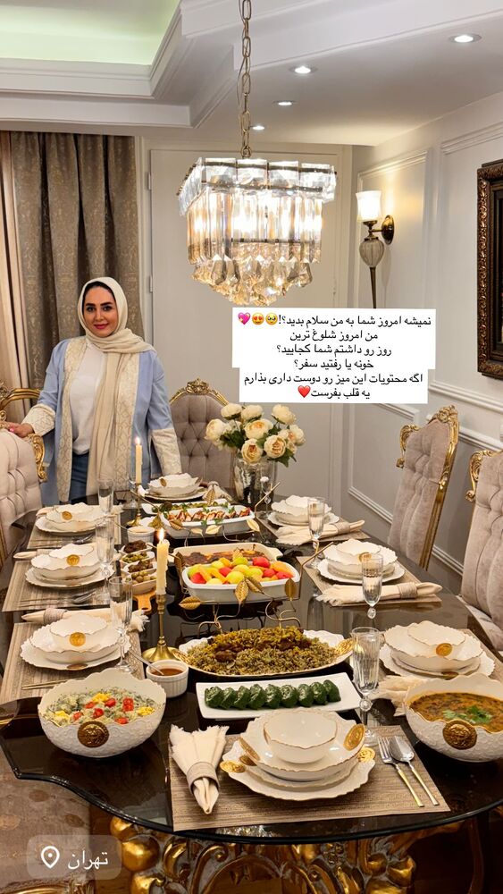  جدید ترین استوری اینستاگرام مهتاب گلی