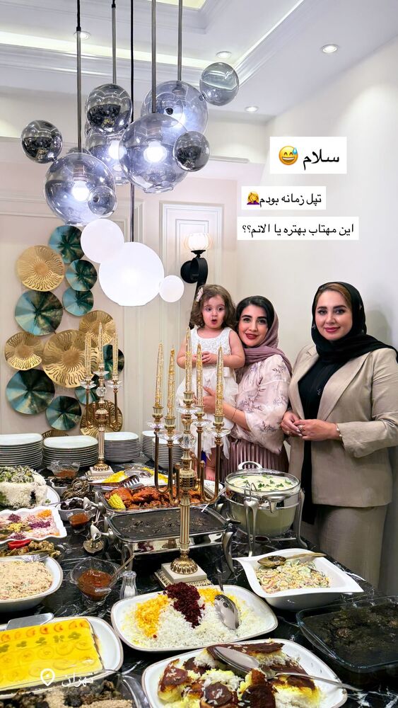  جدید ترین استوری اینستاگرام مهتاب گلی