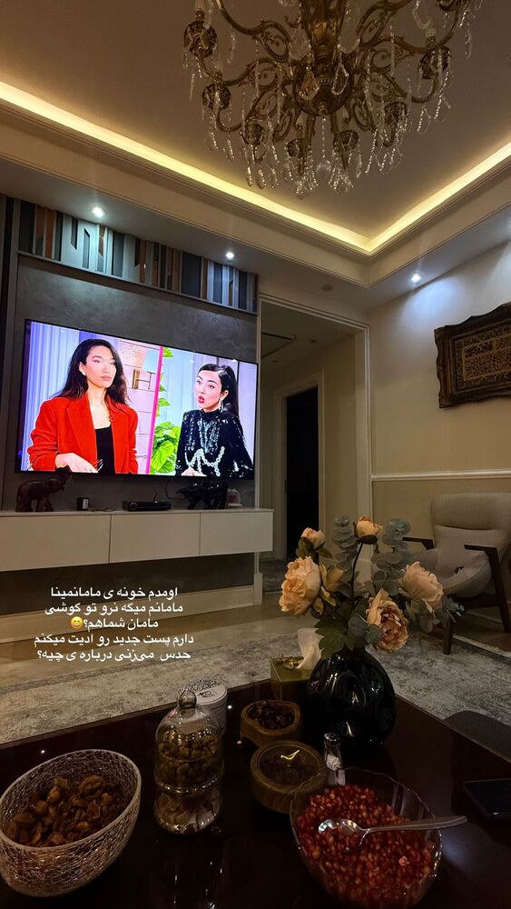  جدید ترین استوری اینستاگرام مهتاب گلی
