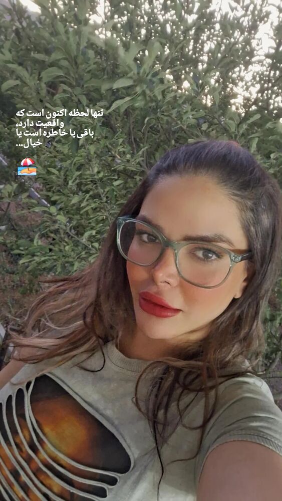  جدید ترین استوری اینستاگرام مهتاب شهرابی