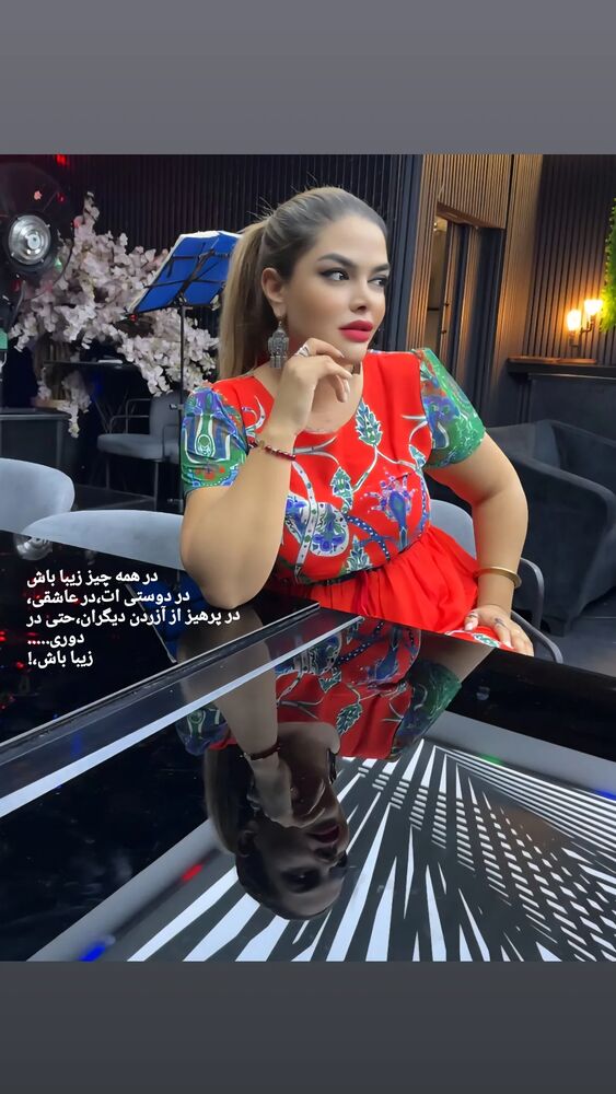 جدید ترین استوری اینستاگرام مهتاب شهرابی