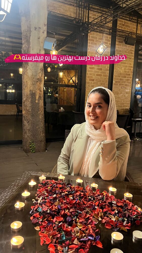  جدید ترین استوری اینستاگرام مهتاب چادری
