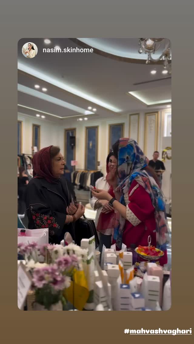  جدید ترین استوری اینستاگرام مهوش وقاری