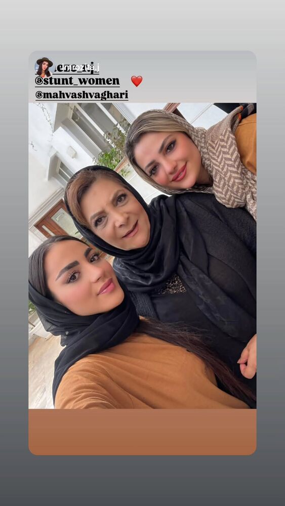  جدید ترین استوری اینستاگرام مهوش وقاری