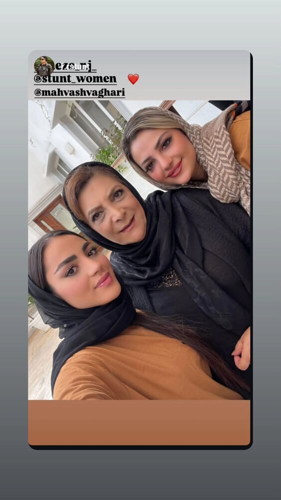  جدید ترین استوری اینستاگرام مهوش وقاری