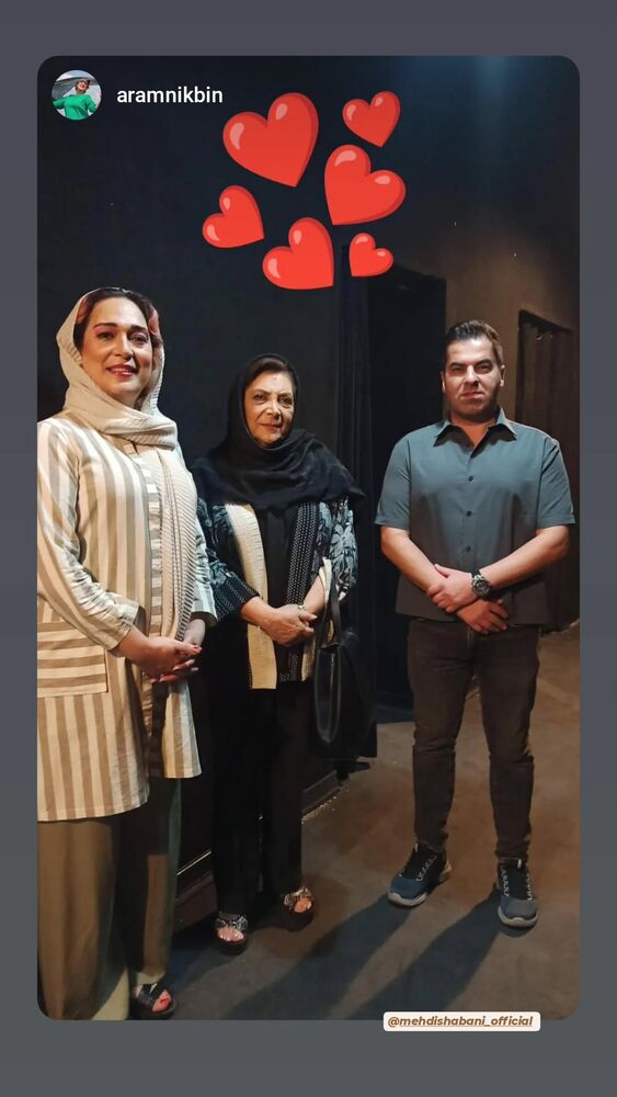  جدید ترین استوری اینستاگرام مهوش وقاری