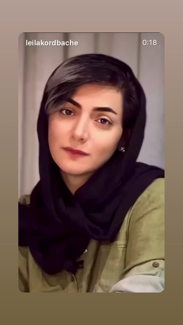  جدید ترین استوری اینستاگرام محیا ساعدی