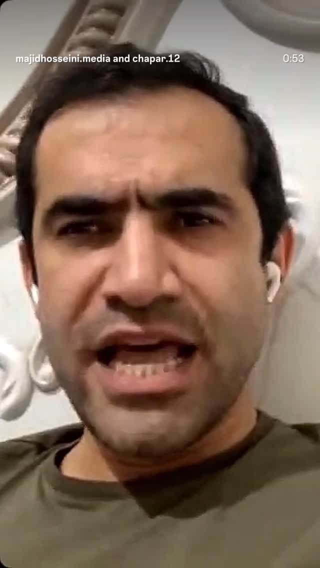 جدید ترین استوری اینستاگرام مجید حسینی