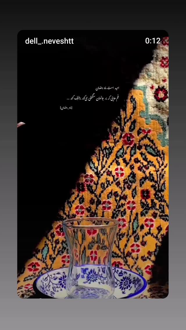  جدید ترین استوری اینستاگرام ملیحه یوسفی