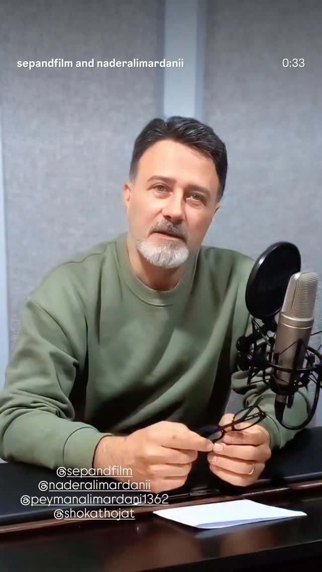  جدید ترین استوری اینستاگرام منوچهر زنده دل