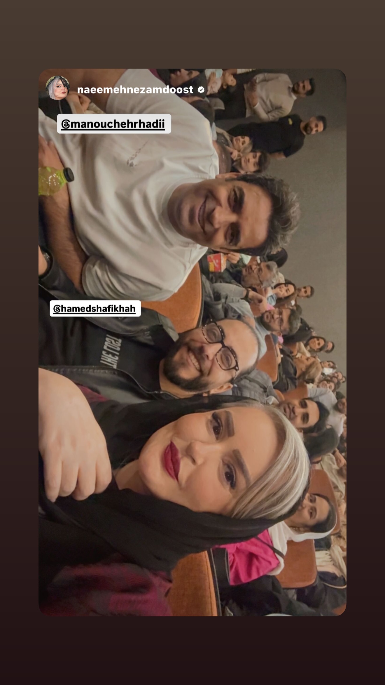 جدید ترین استوری اینستاگرام منوچهر هادی