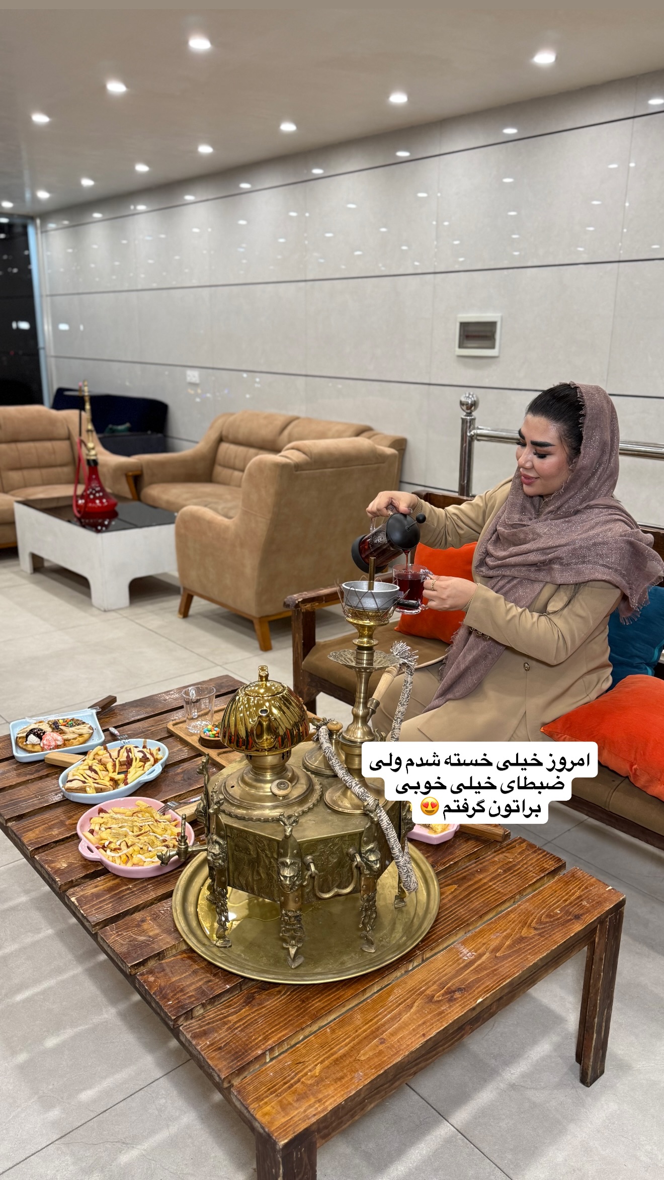  جدید ترین استوری اینستاگرام زهرا رسولی