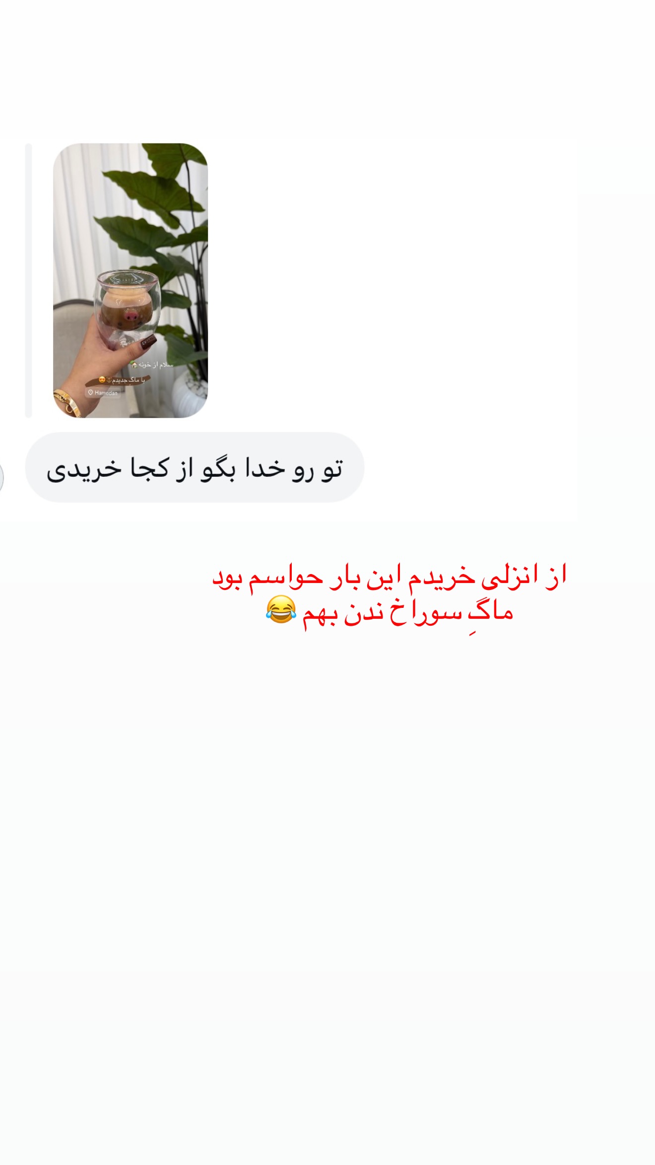  جدید ترین استوری اینستاگرام زهرا رسولی