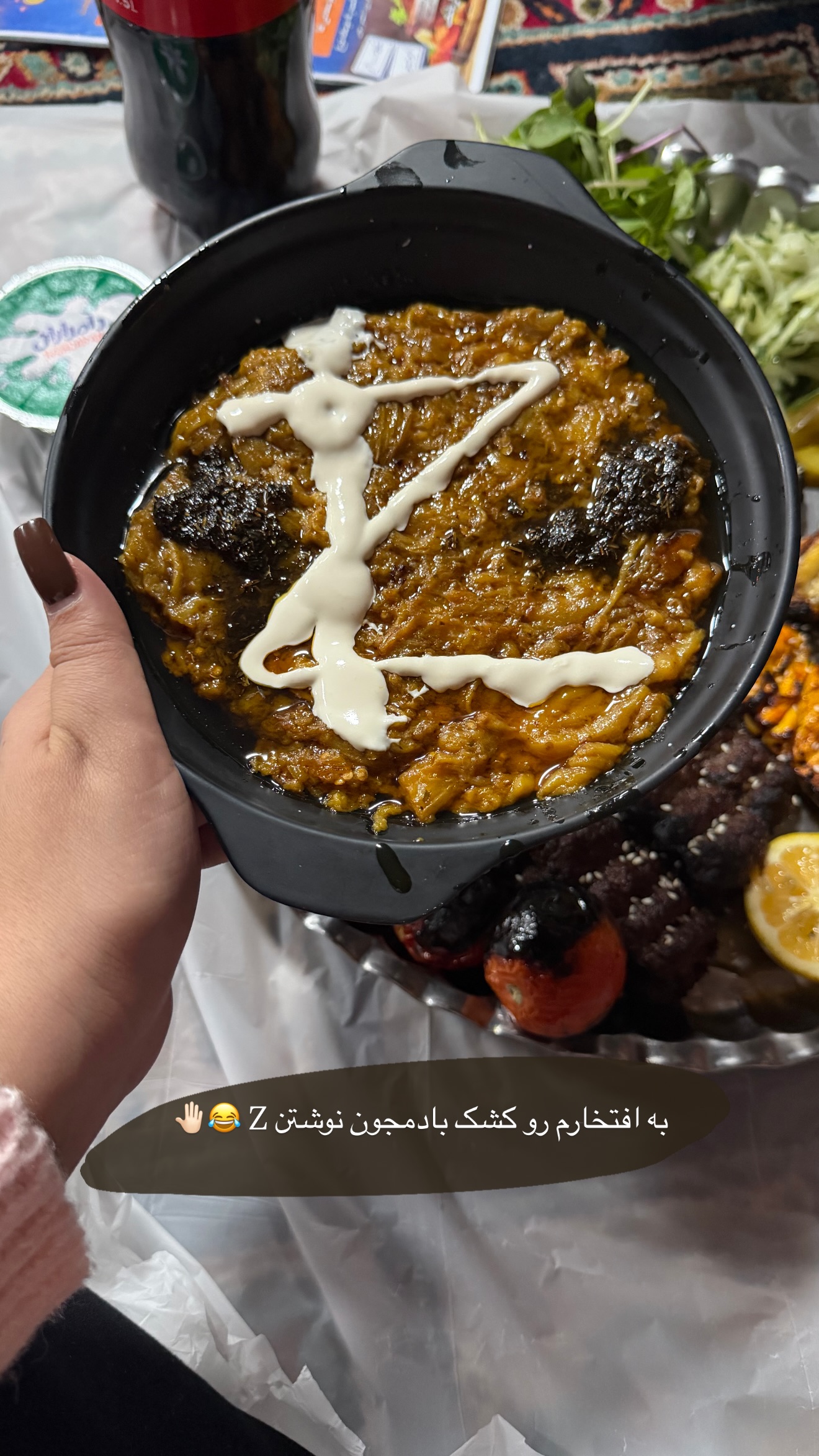  جدید ترین استوری اینستاگرام زهرا رسولی
