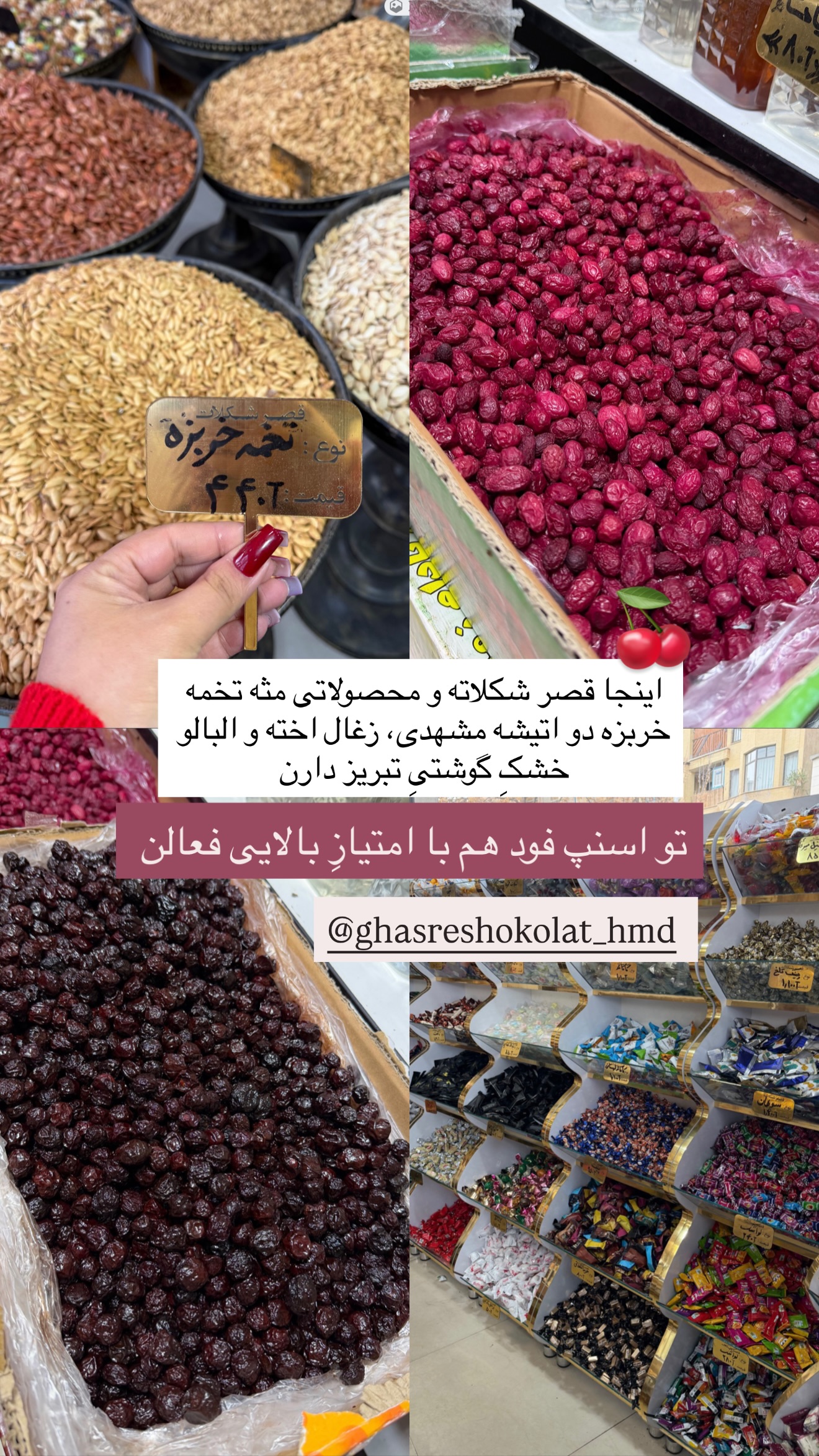  جدید ترین استوری اینستاگرام زهرا رسولی