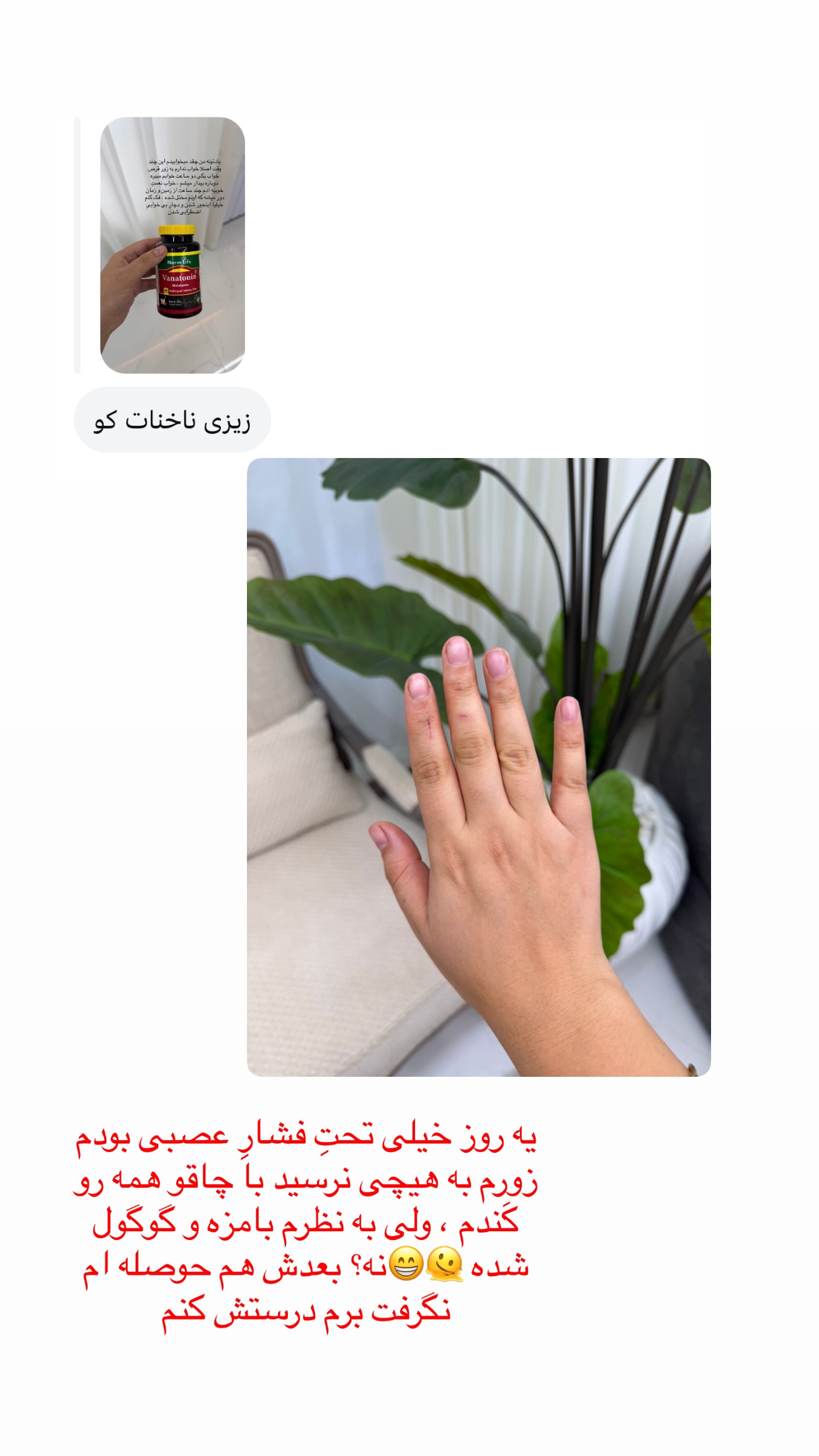  جدید ترین استوری اینستاگرام زهرا رسولی