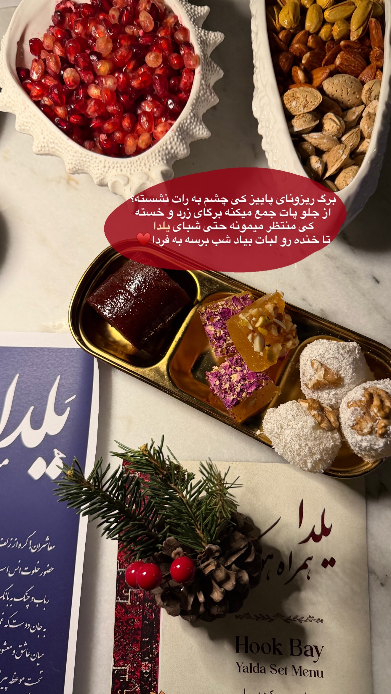  جدید ترین استوری اینستاگرام مارال شاگر حسینی