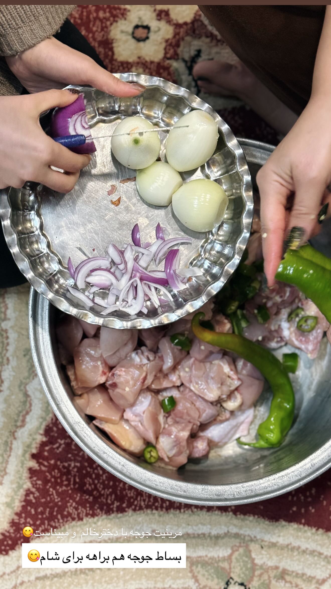  جدید ترین استوری اینستاگرام مرجان مرتضی