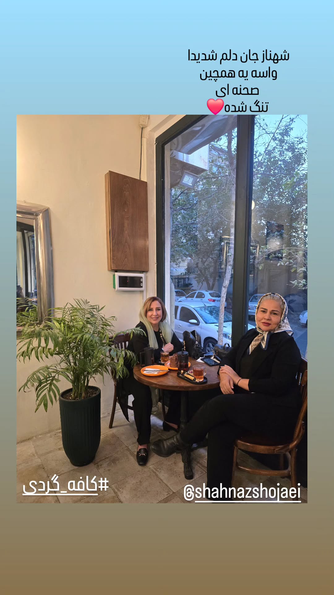  جدید ترین استوری اینستاگرام مرجان گلچین