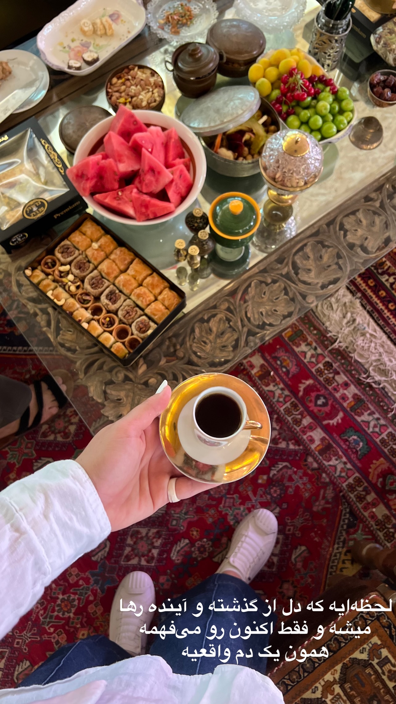  جدید ترین استوری اینستاگرام مرجان ماهینی