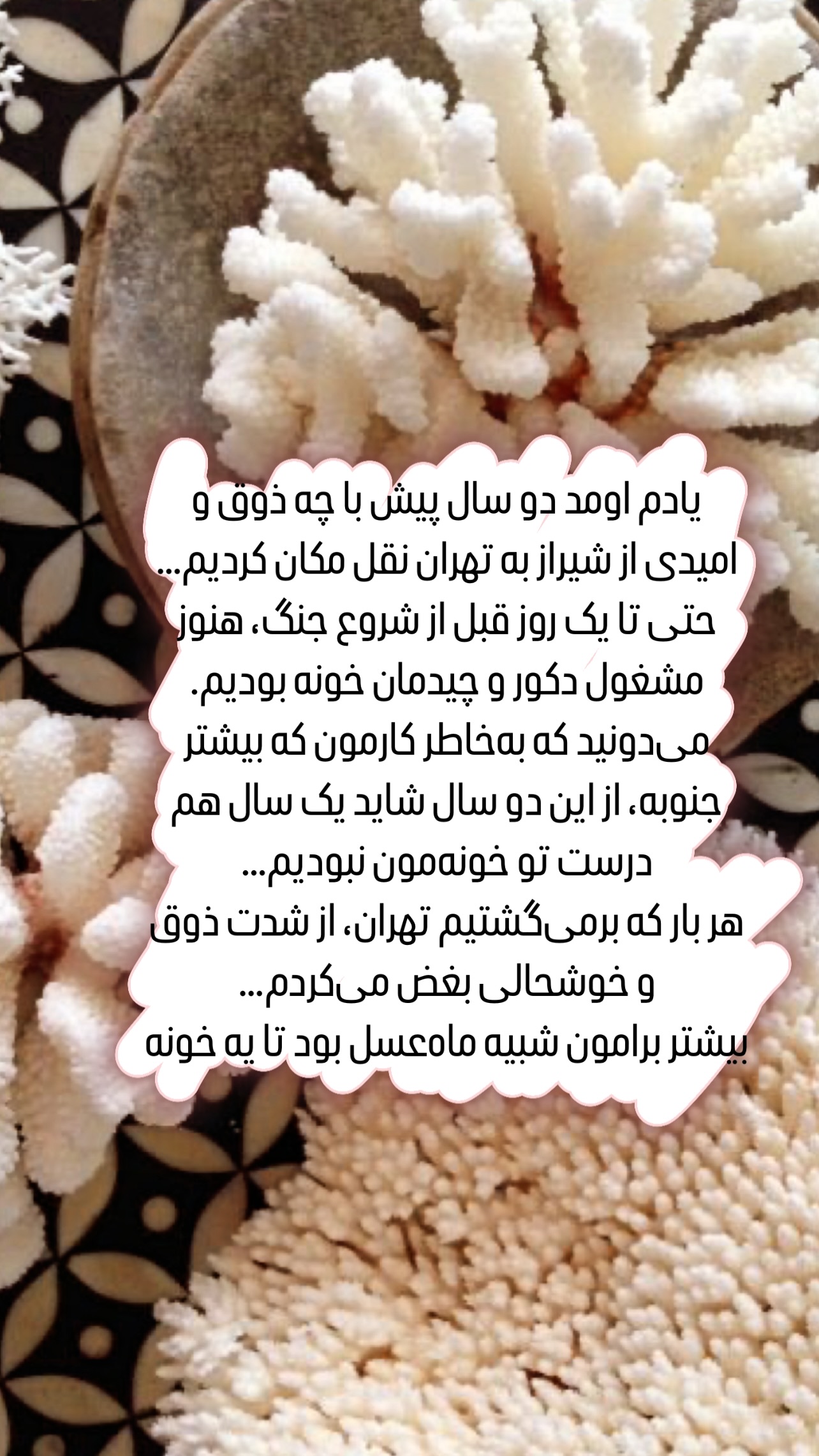  جدید ترین استوری اینستاگرام مرجان ماهینی