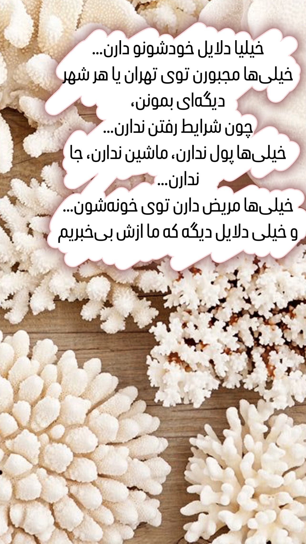  جدید ترین استوری اینستاگرام مرجان ماهینی
