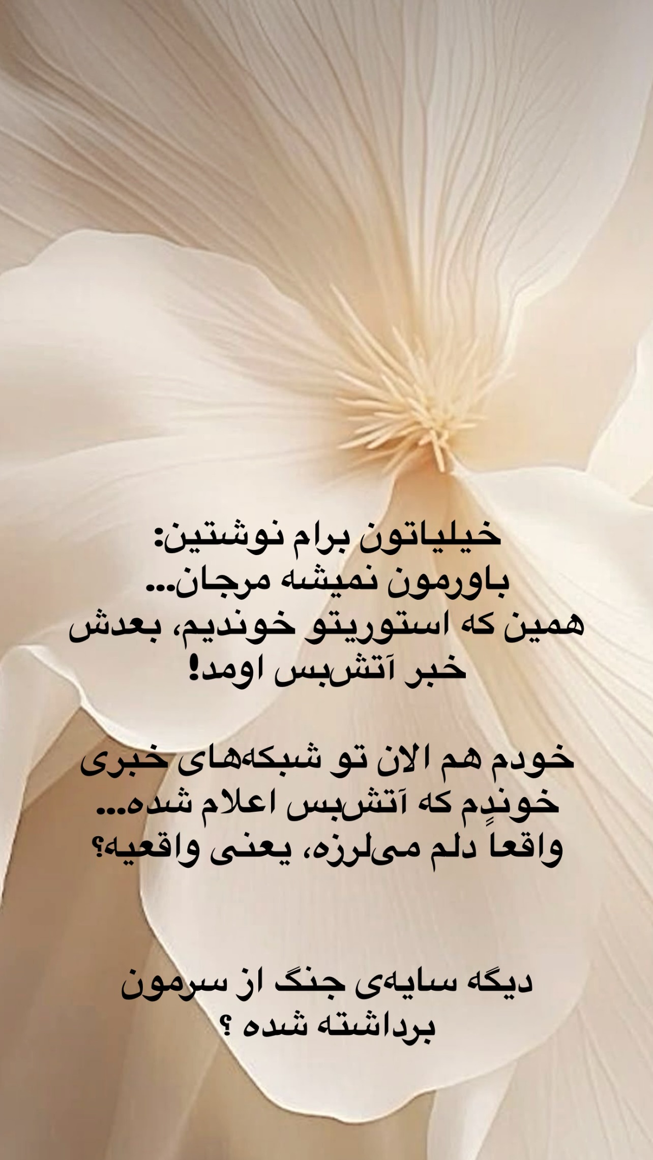  جدید ترین استوری اینستاگرام مرجان ماهینی