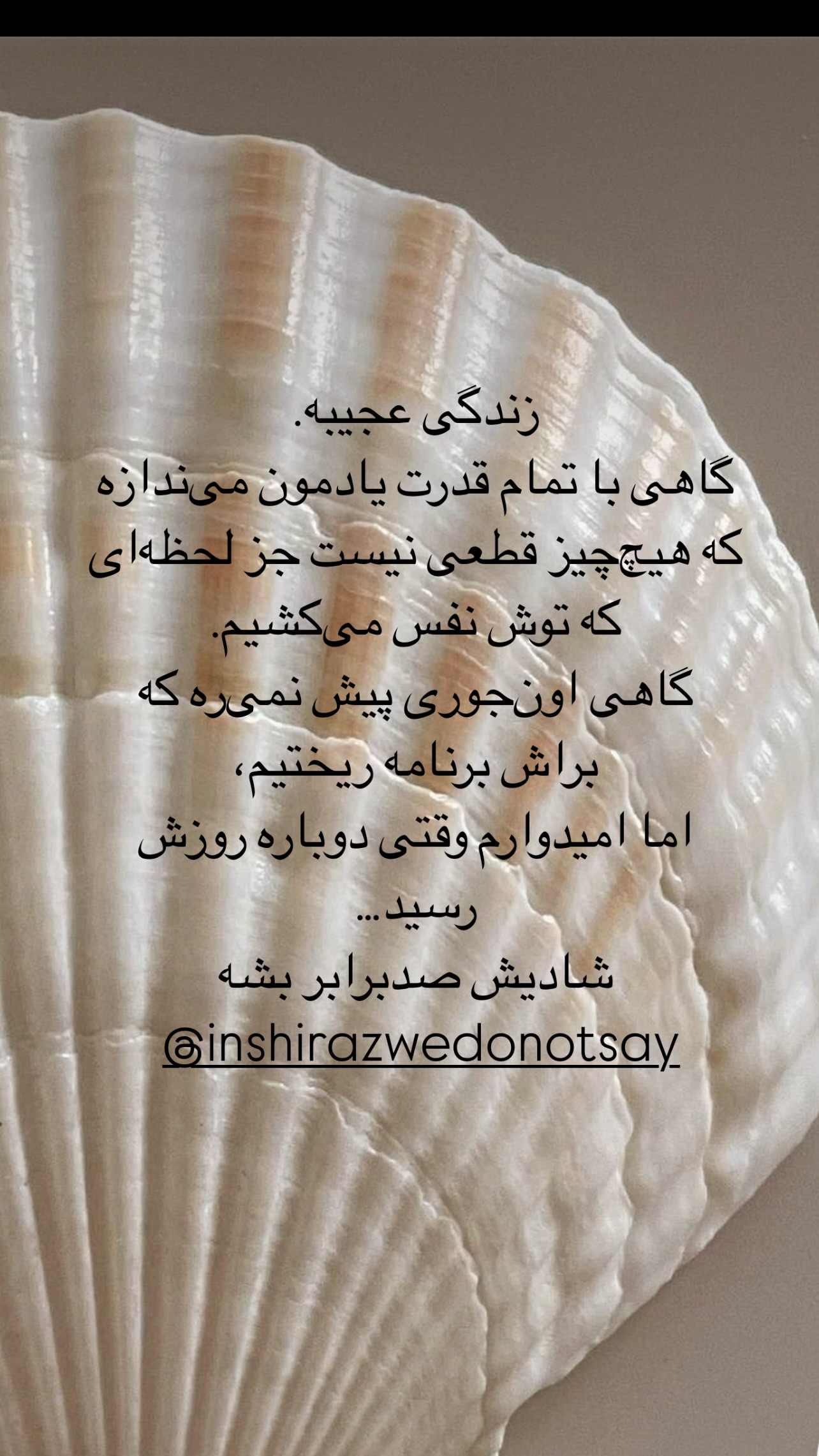  جدید ترین استوری اینستاگرام مرجان ماهینی