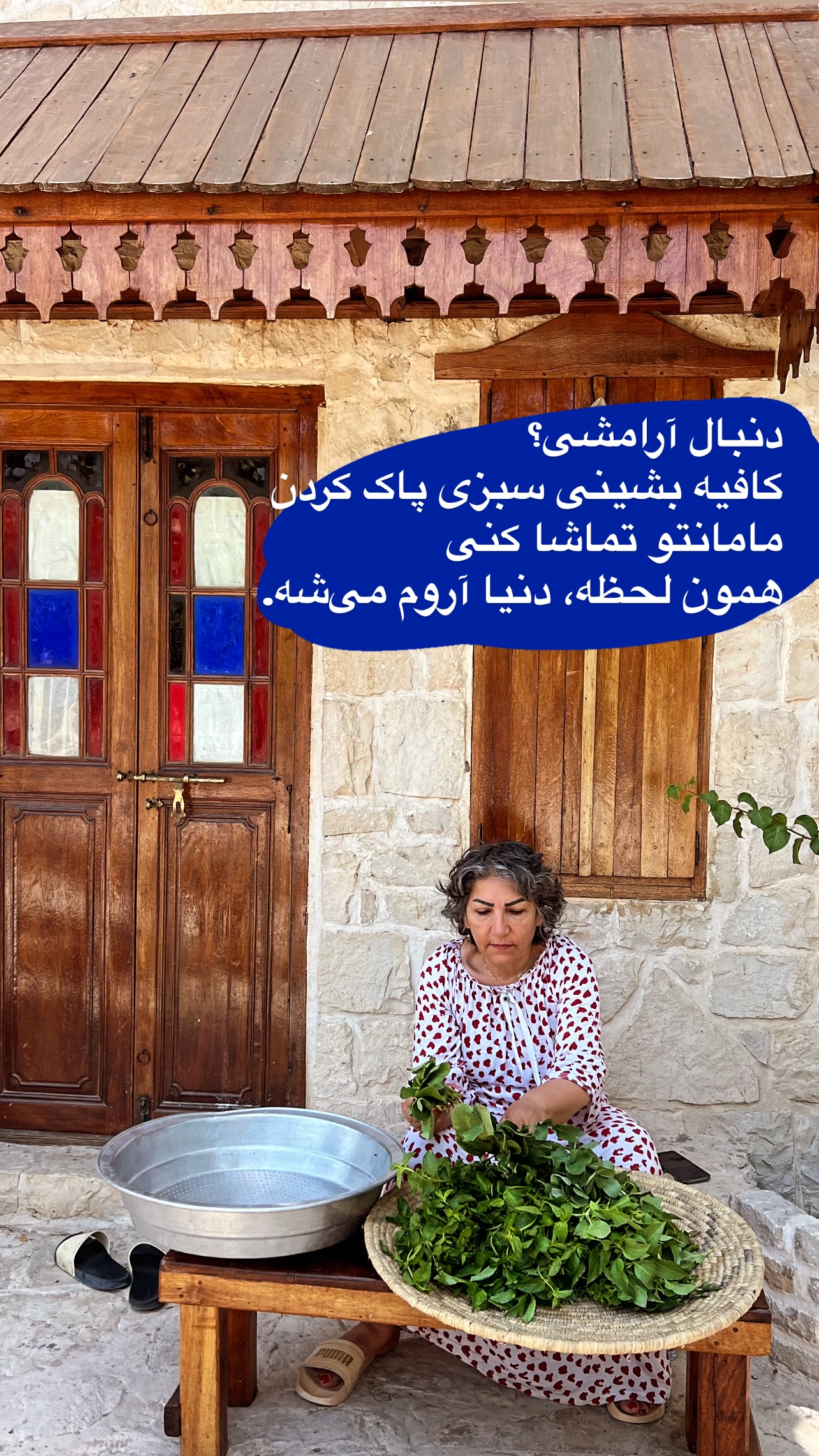  جدید ترین استوری اینستاگرام مرجان ماهینی