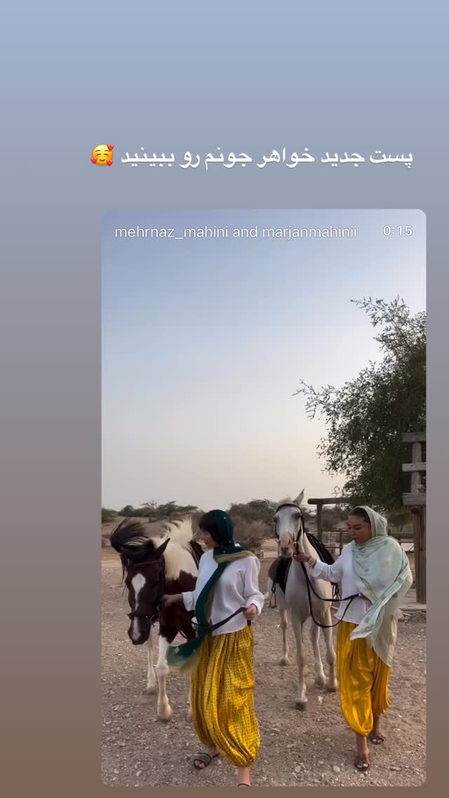  جدید ترین استوری اینستاگرام مرجان ماهینی
