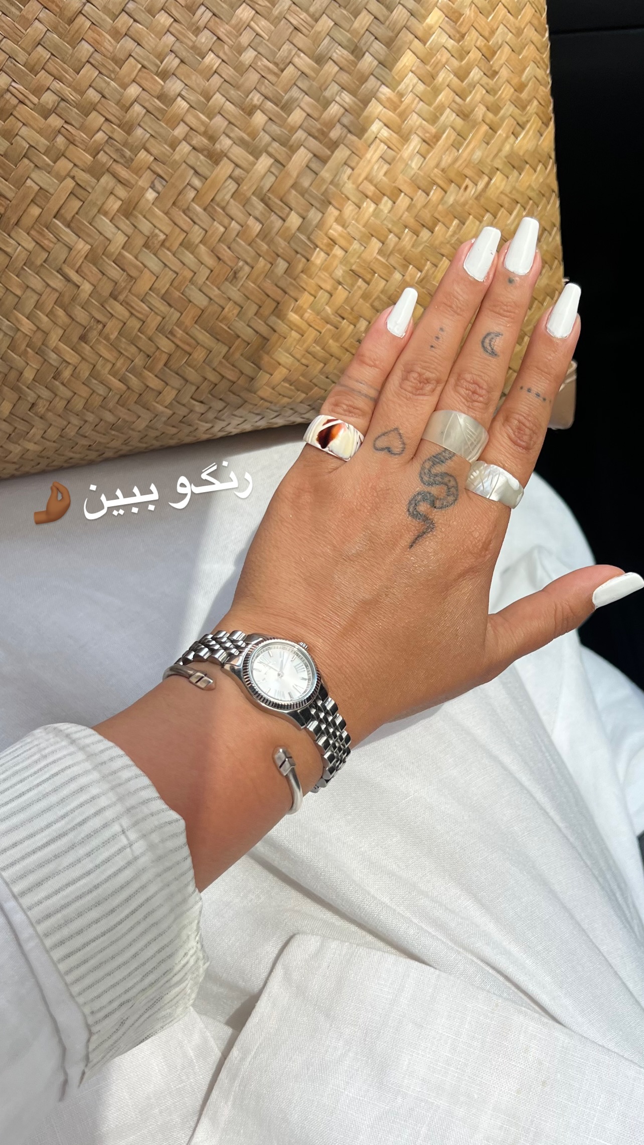  جدید ترین استوری اینستاگرام مرجان ماهینی