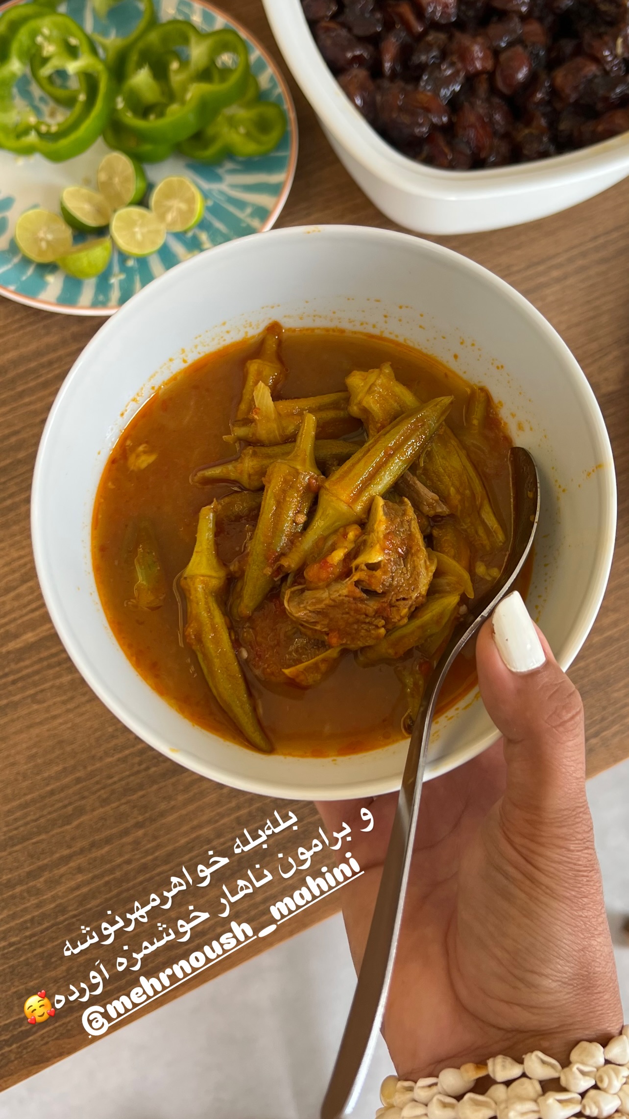  جدید ترین استوری اینستاگرام مرجان ماهینی