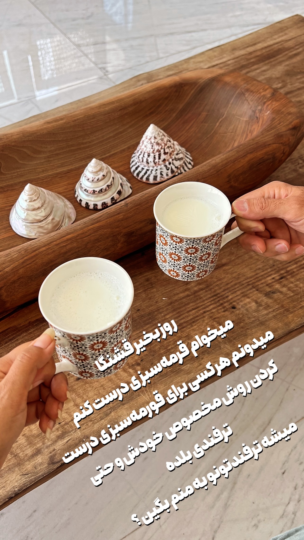  جدید ترین استوری اینستاگرام مرجان ماهینی