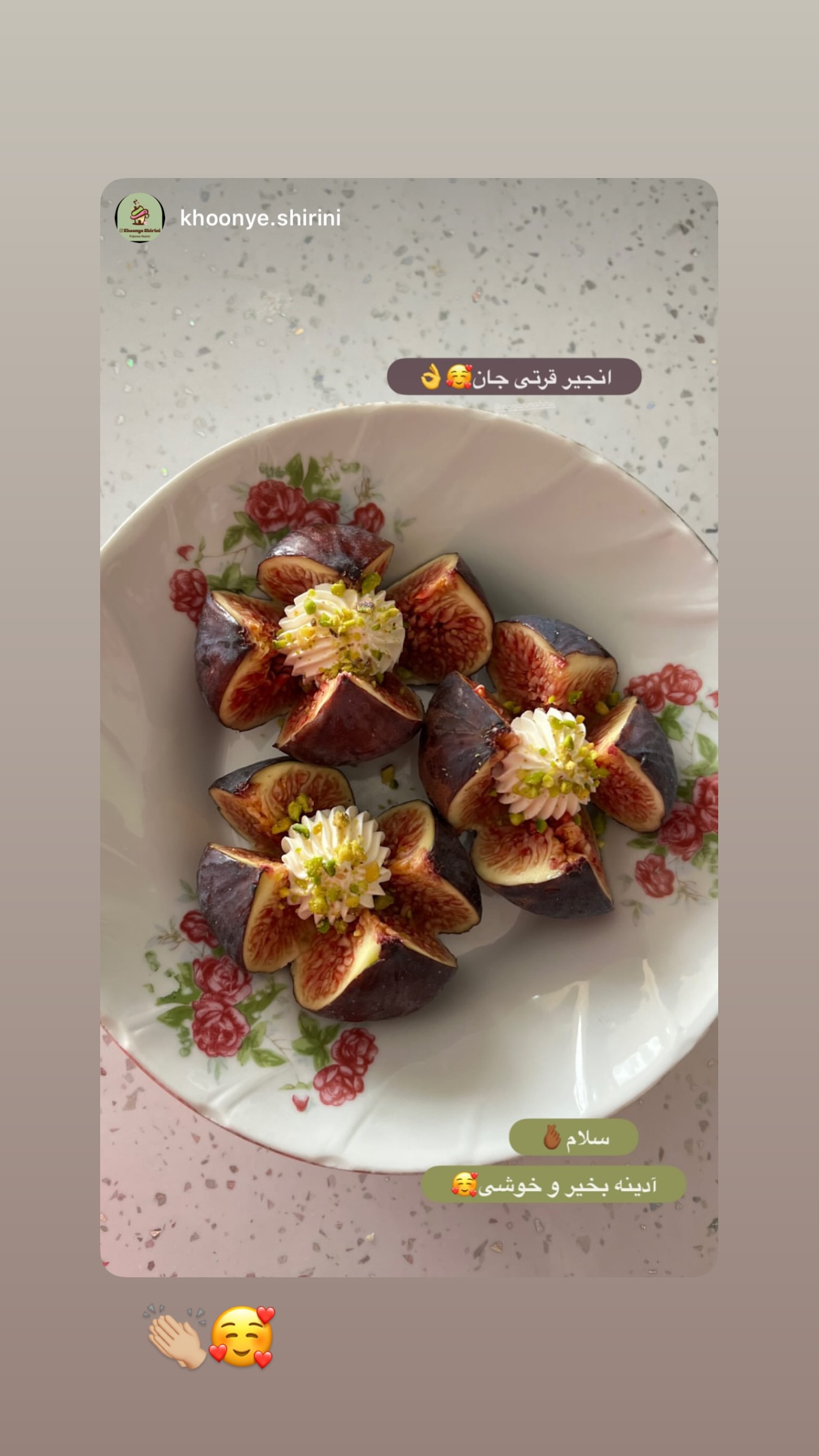  جدید ترین استوری اینستاگرام مرجان ماهینی