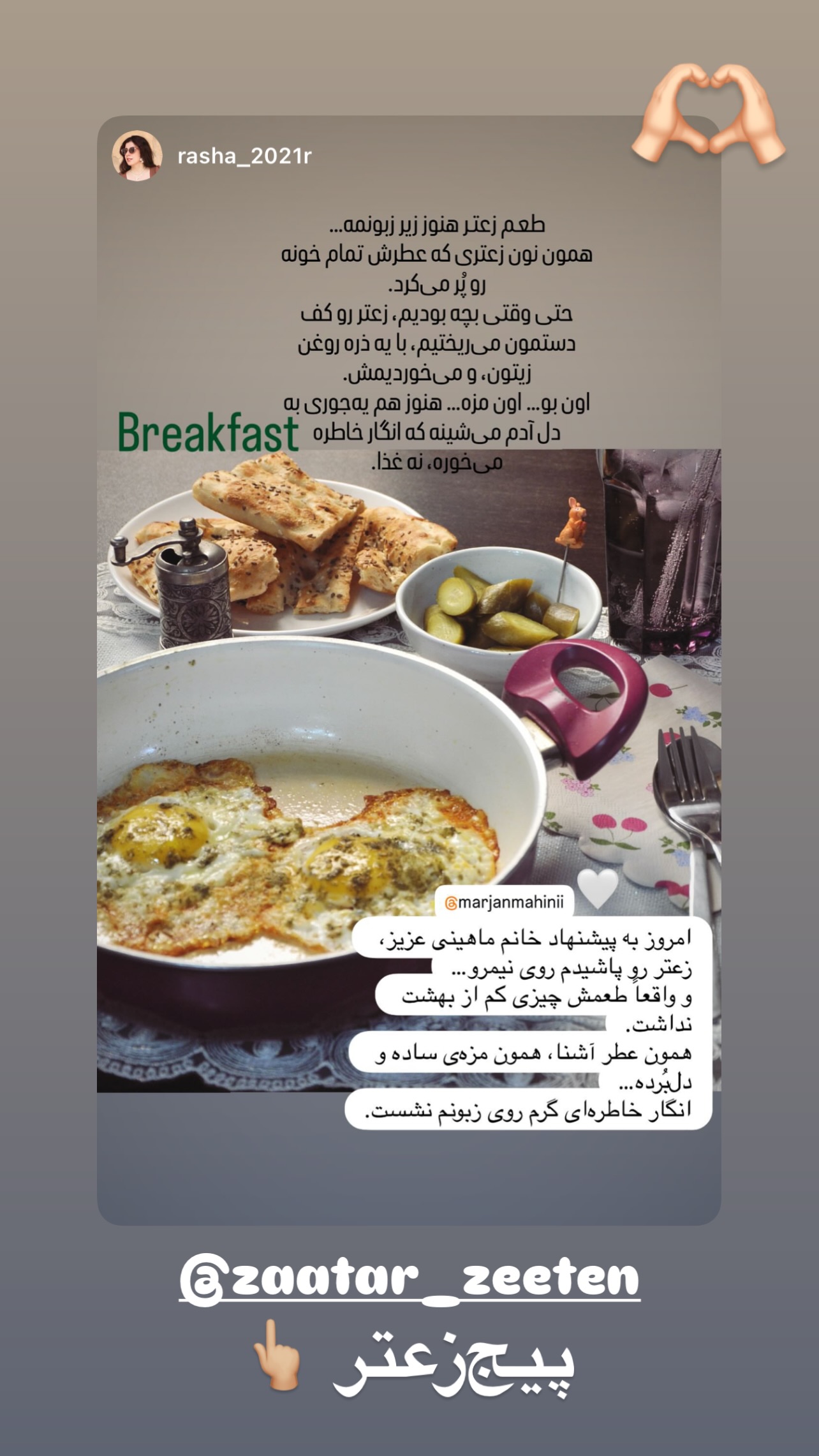  جدید ترین استوری اینستاگرام مرجان ماهینی