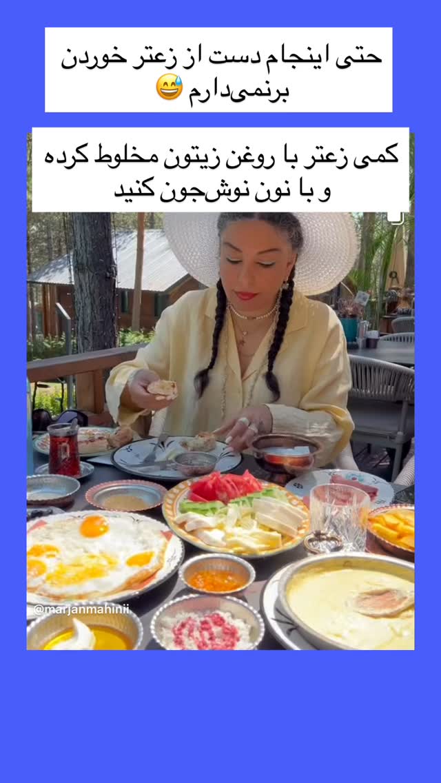  جدید ترین استوری اینستاگرام مرجان ماهینی