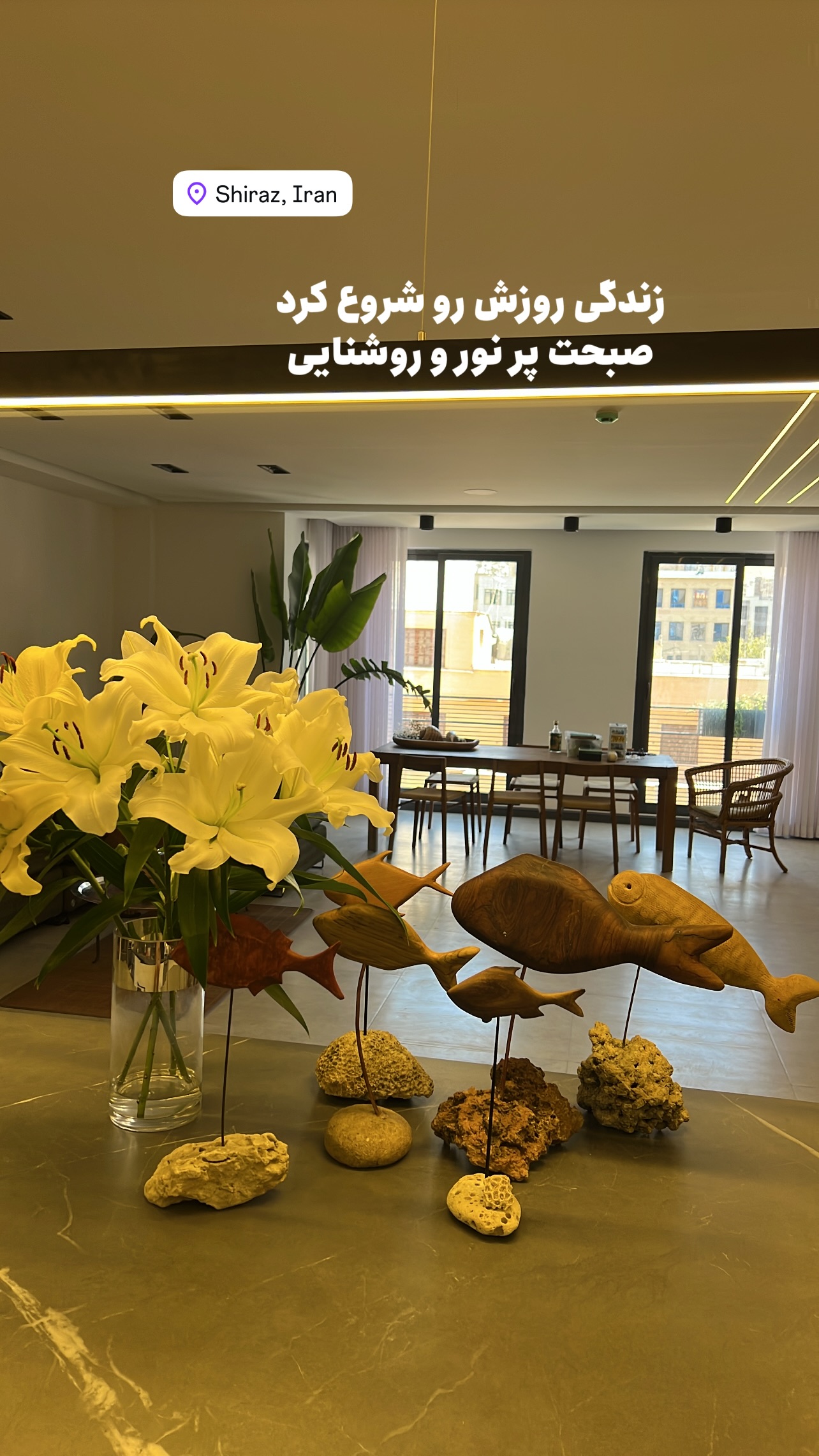  جدید ترین استوری اینستاگرام مرجان ماهینی