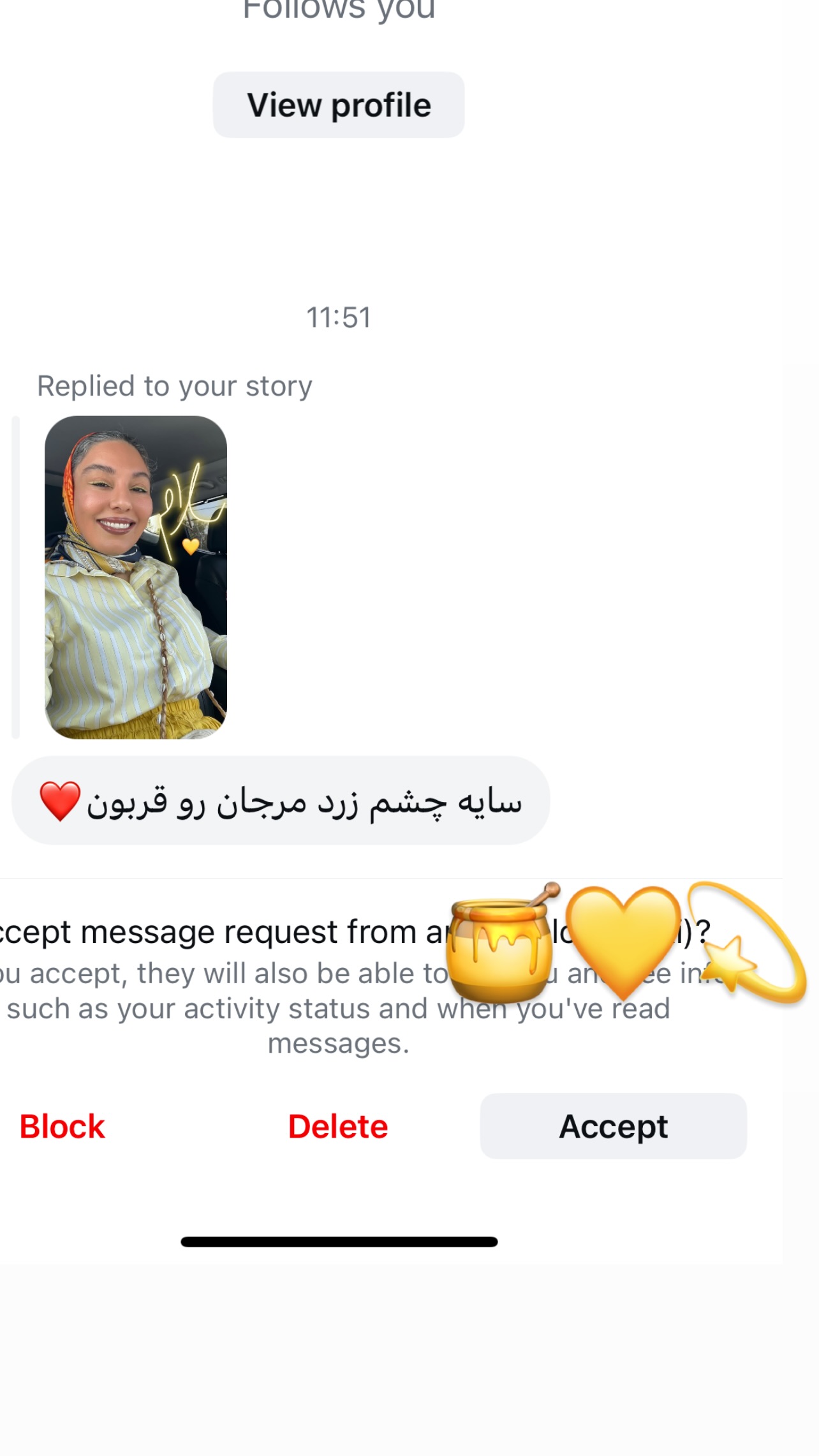 جدید ترین استوری اینستاگرام مرجان ماهینی