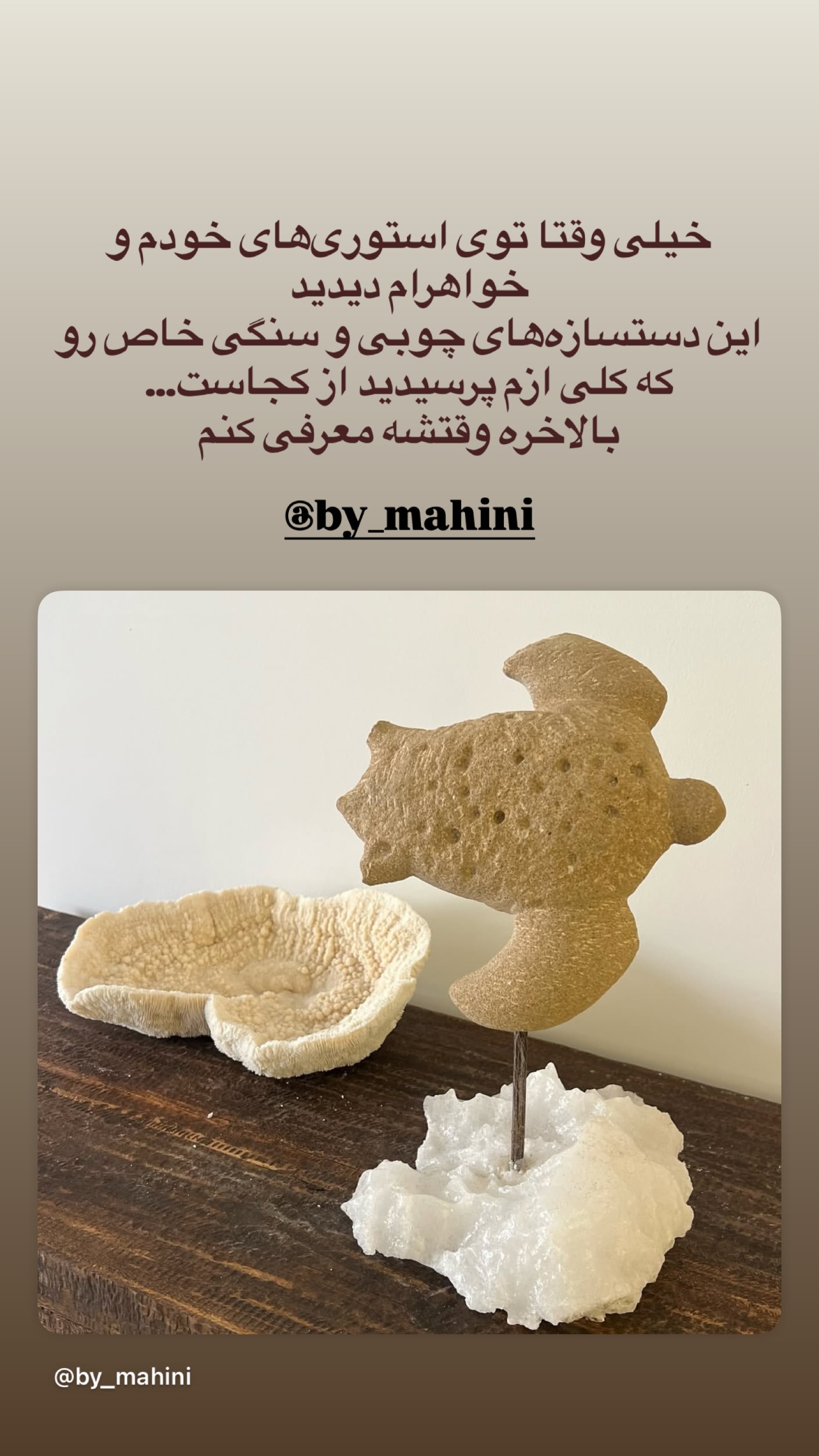  جدید ترین استوری اینستاگرام مرجان ماهینی