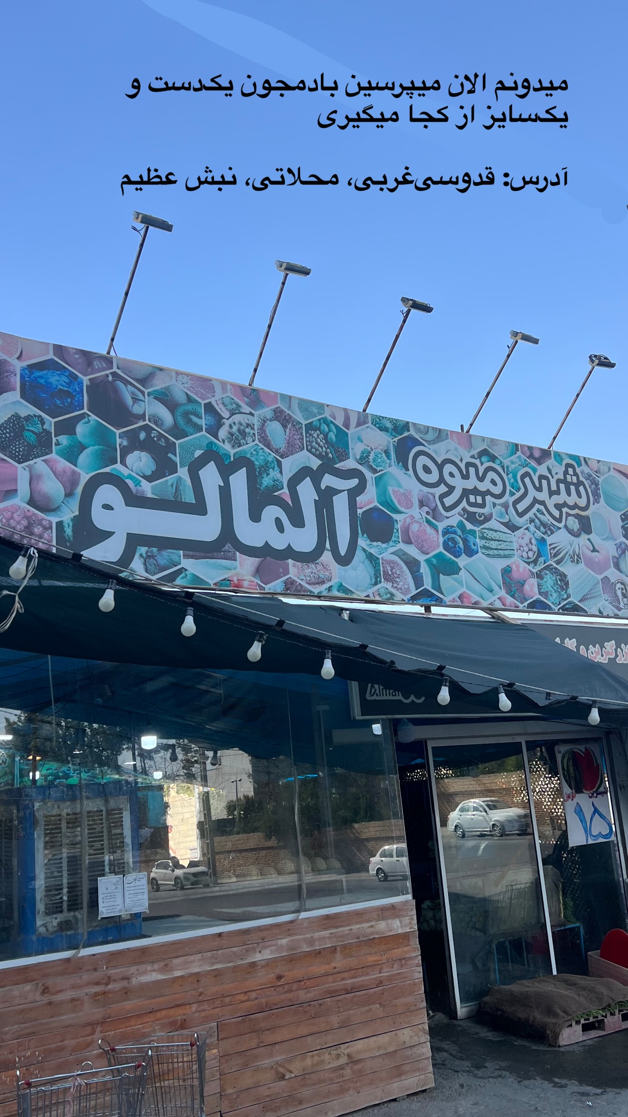  جدید ترین استوری اینستاگرام مرجان ماهینی