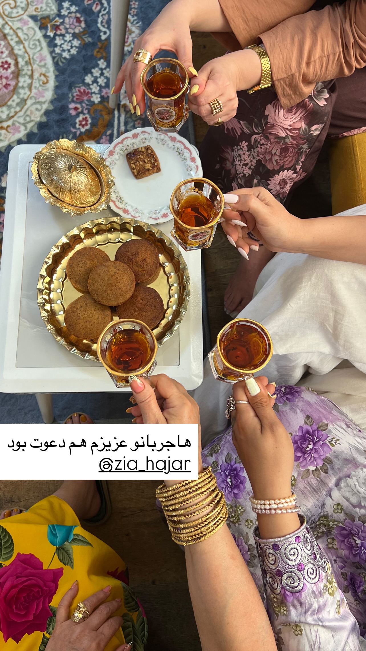  جدید ترین استوری اینستاگرام مرجان ماهینی