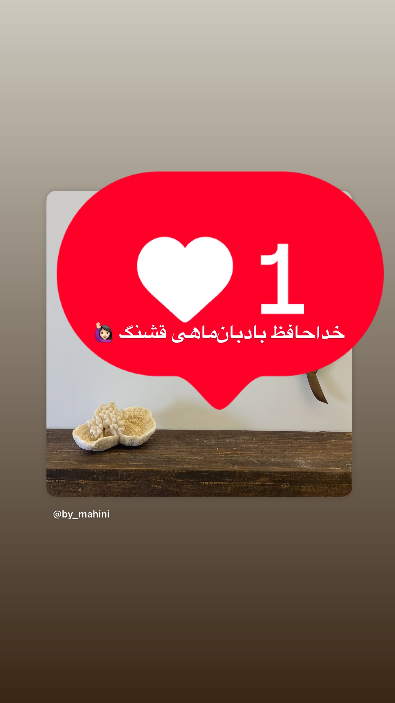  جدید ترین استوری اینستاگرام مرجان ماهینی