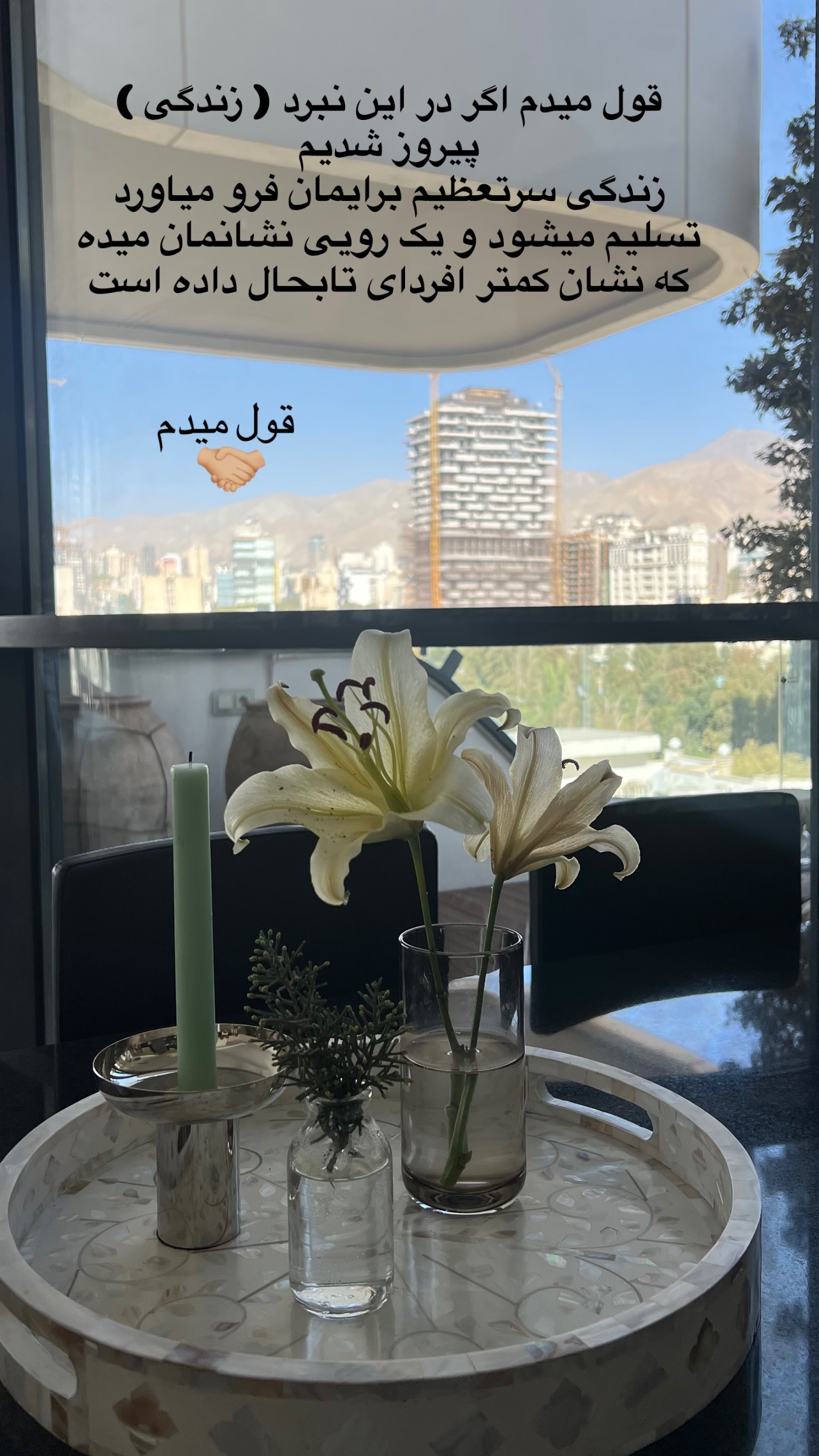  جدید ترین استوری اینستاگرام مرجان ماهینی